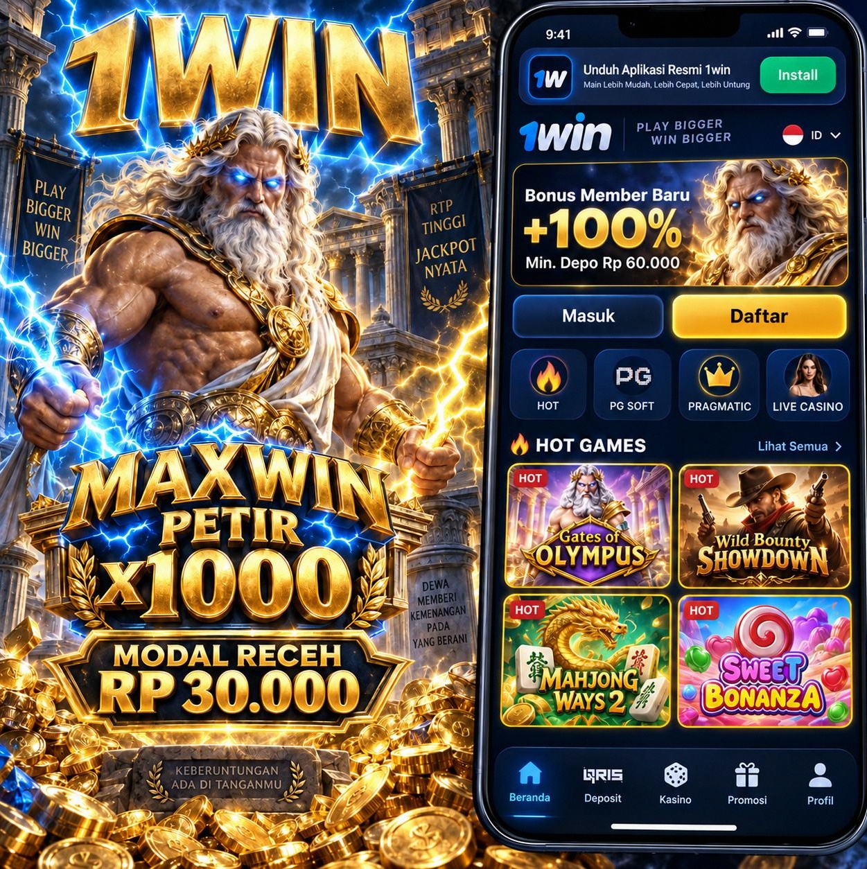 1WIN - 1win Platform Game Online dengan Beragam Pilihan Permainan Seru
