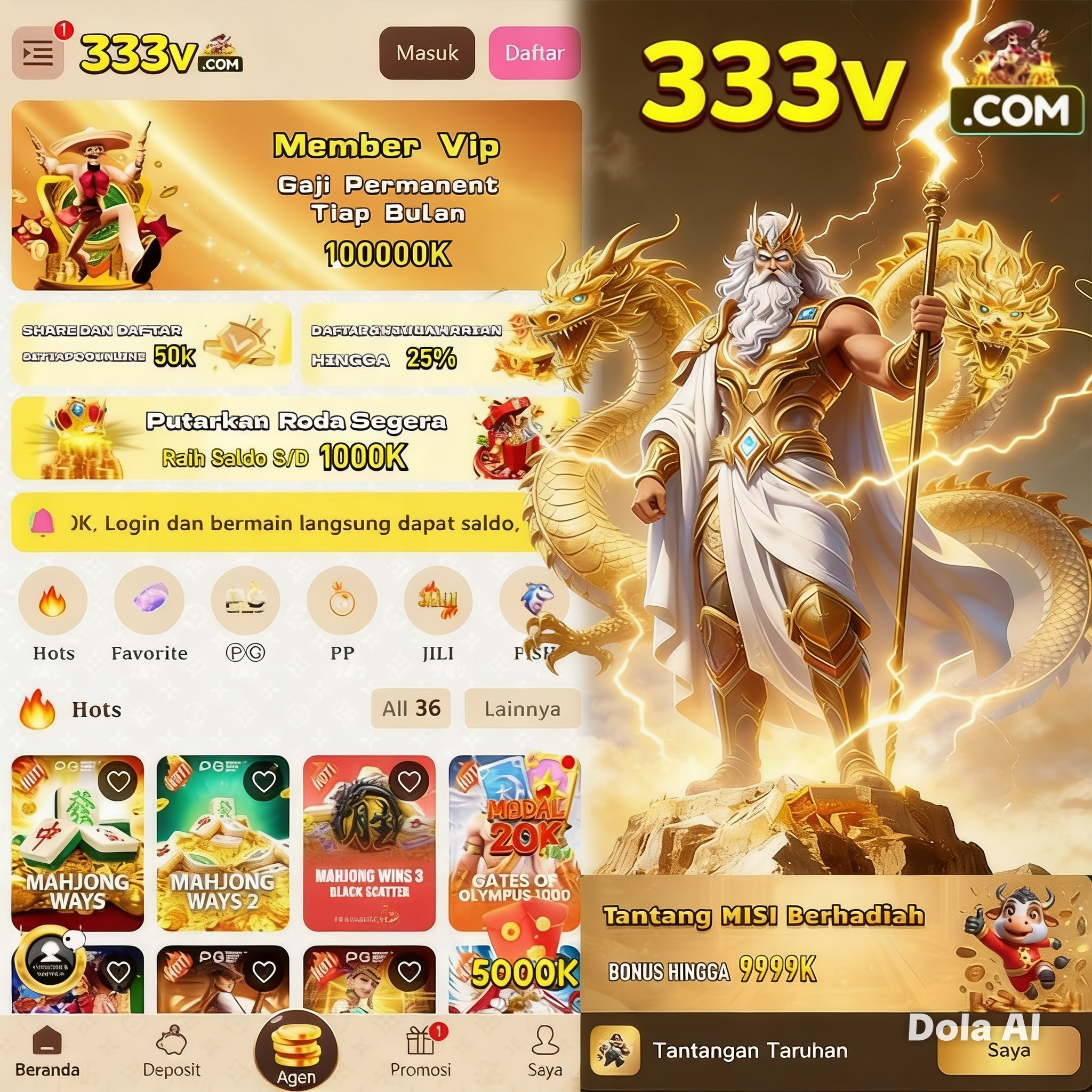 333V - Situs Resmi Slot Online dari Berbagai Provider